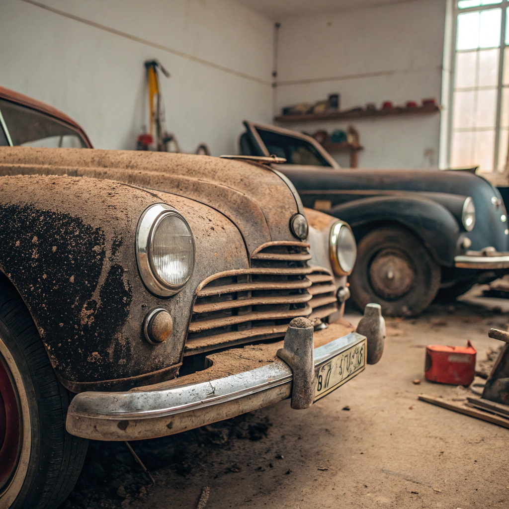 Vintage car part reproduction process