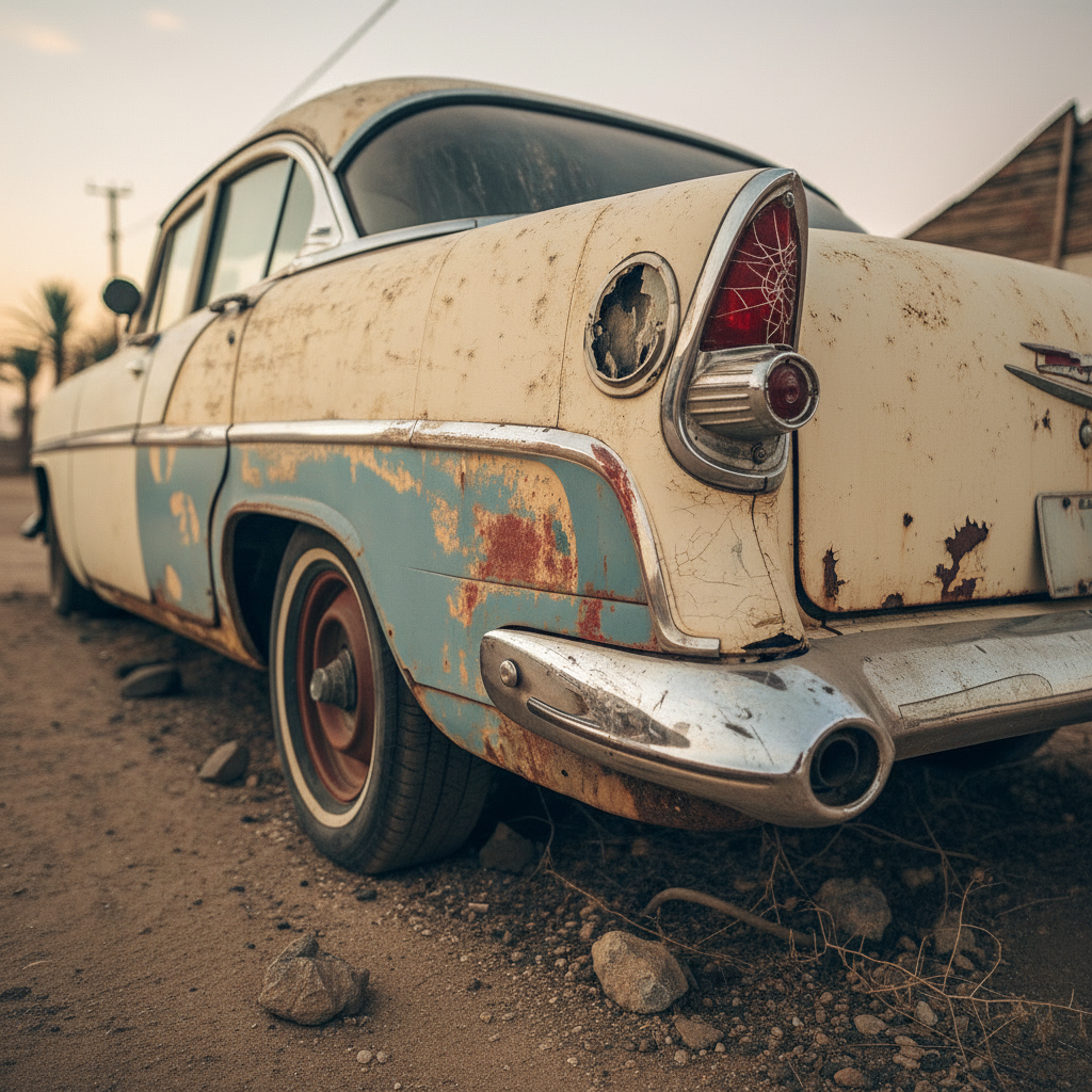 Vintage grille badge reproduction