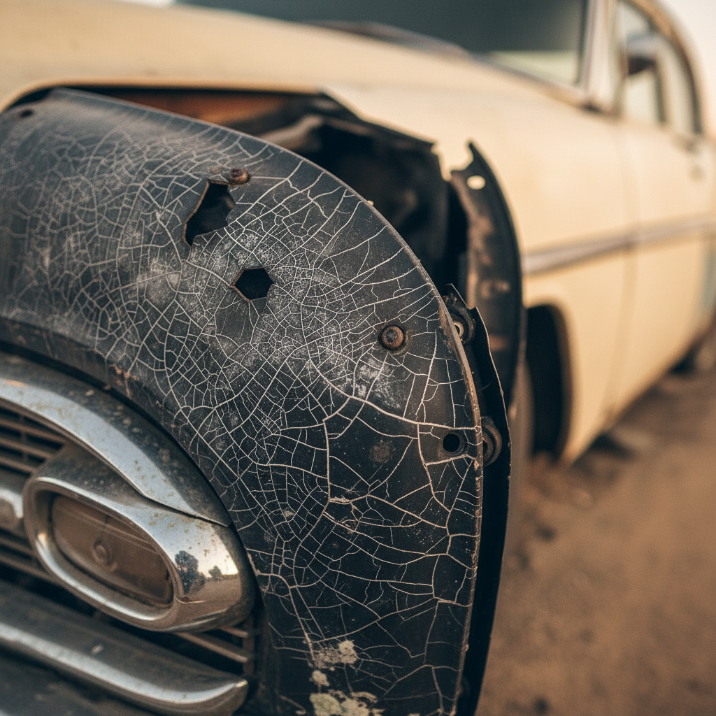 Vintage trim clip reproduction